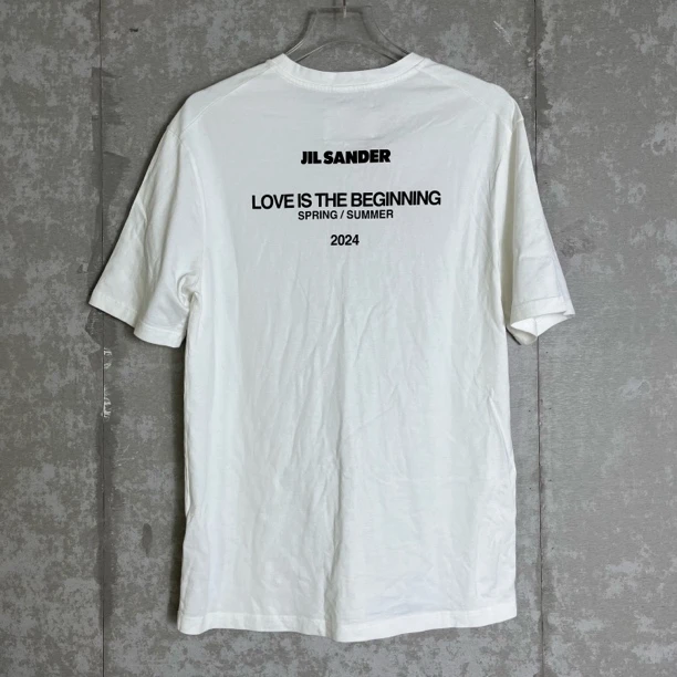 未使用 MaxMara S*1/JIL SANDER后背字母印花短袖/17226
