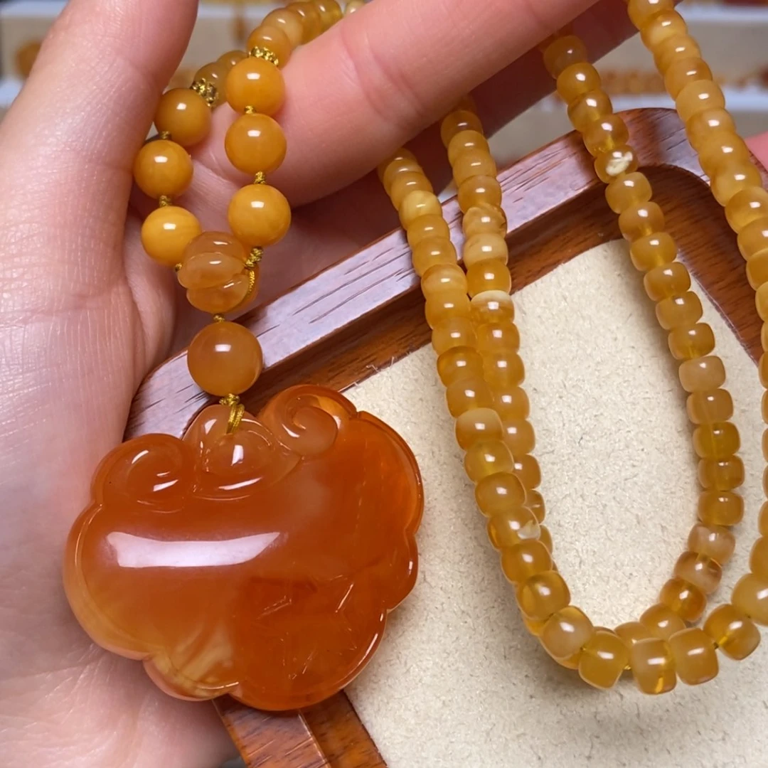 【闪购商品】未镶嵌颈饰蜜蜡项链