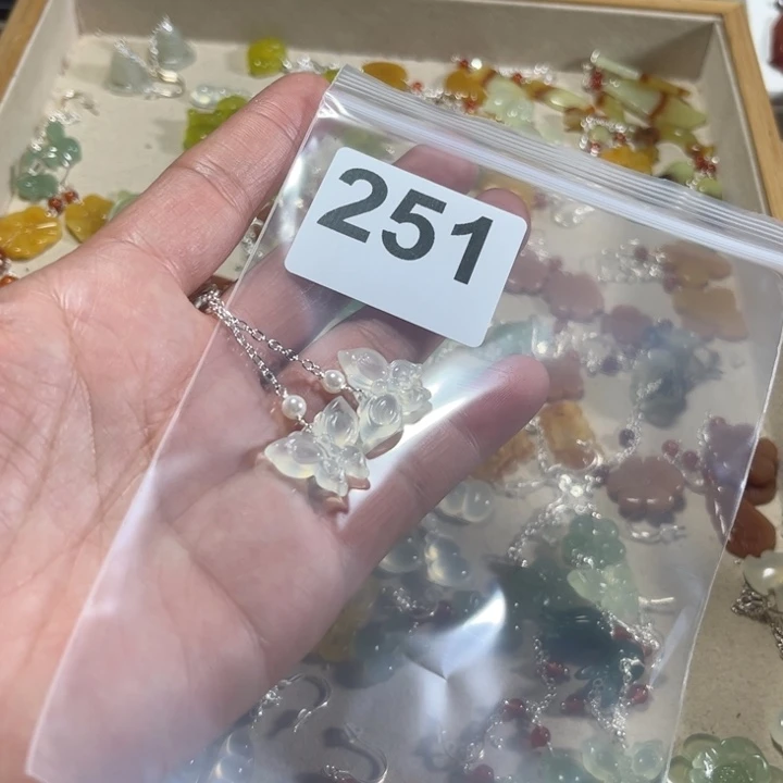 蛇纹石玉耳饰未镶嵌1****1