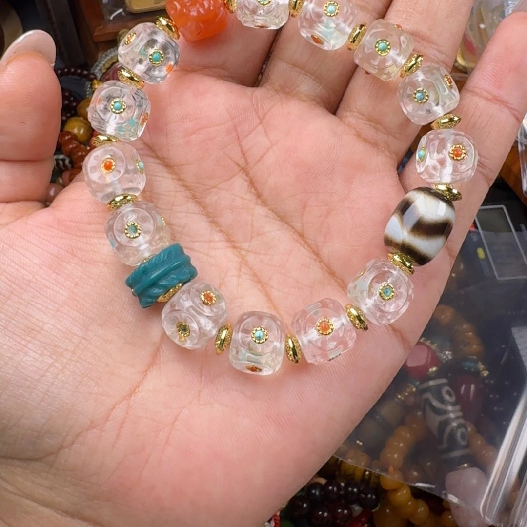 泥塑同*藏式风格彩绘泥塑擦擦