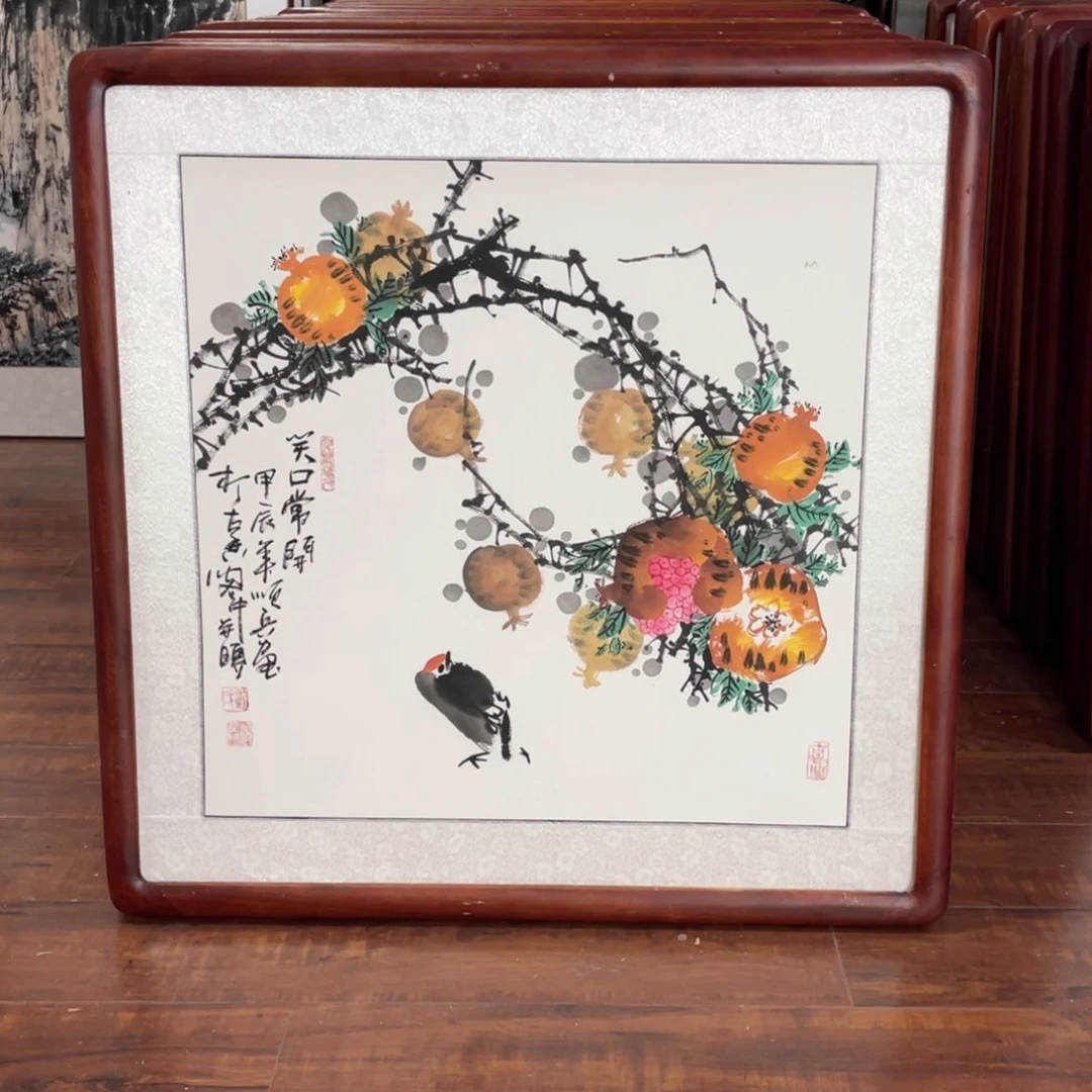 国画带框尺寸 63*63厘米