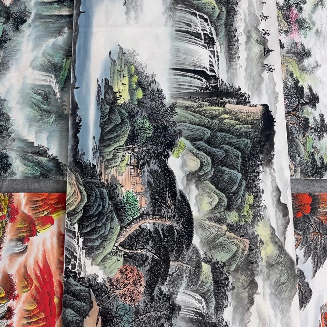 李***杰国画明月的直播间666