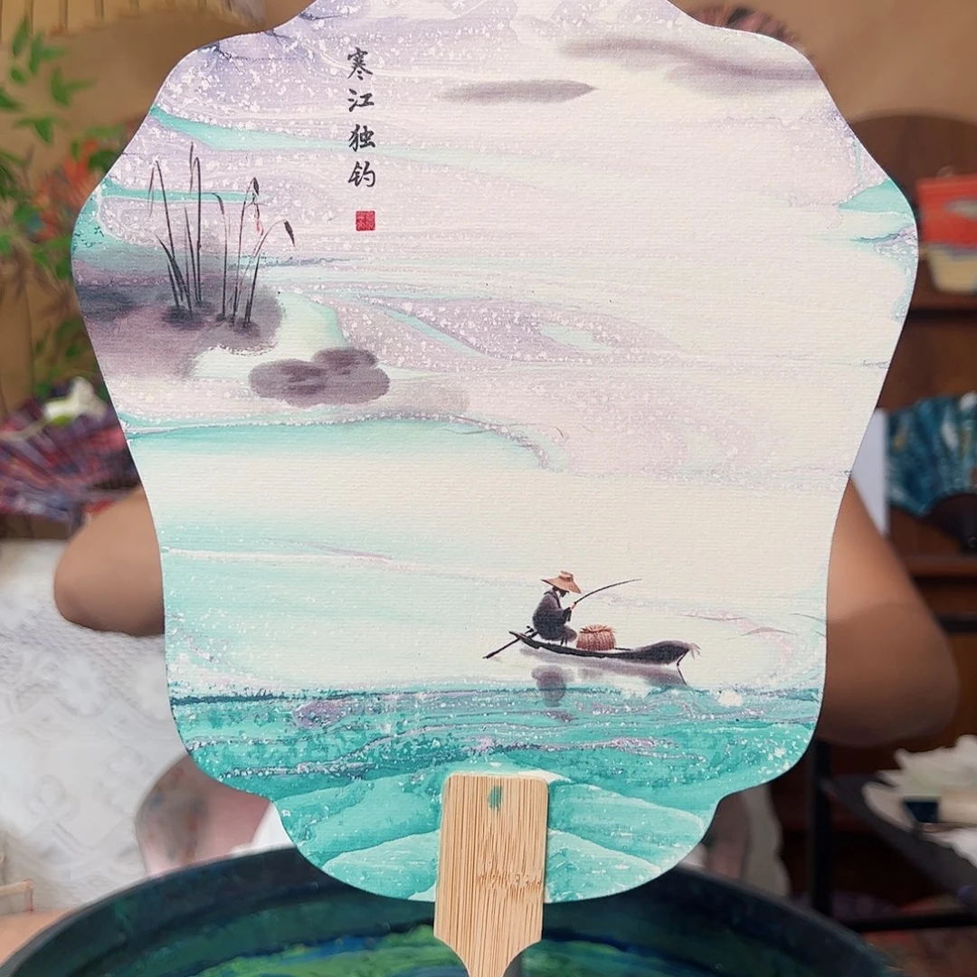 扇子非遗漆扇 团扇成品