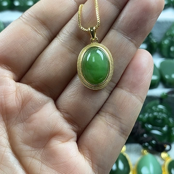 和田玉（碧玉）未镶嵌颈饰