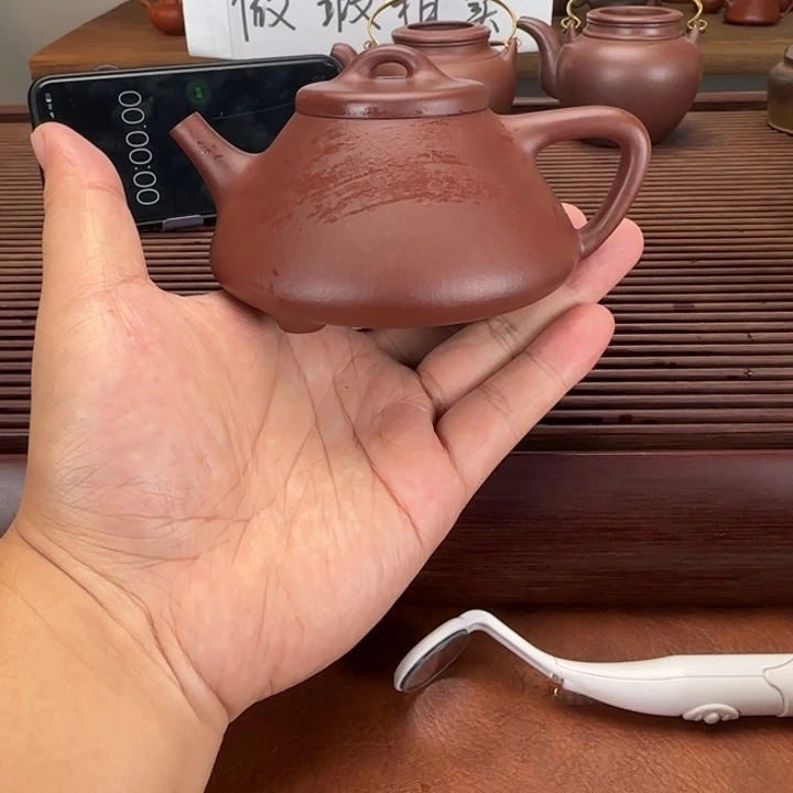 紫砂茶壶中槽青200cc半手