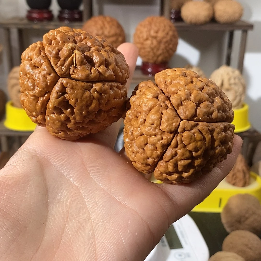 吊坠文玩核桃园**化脑纹金刚瑕不退不换不接受中差评5560