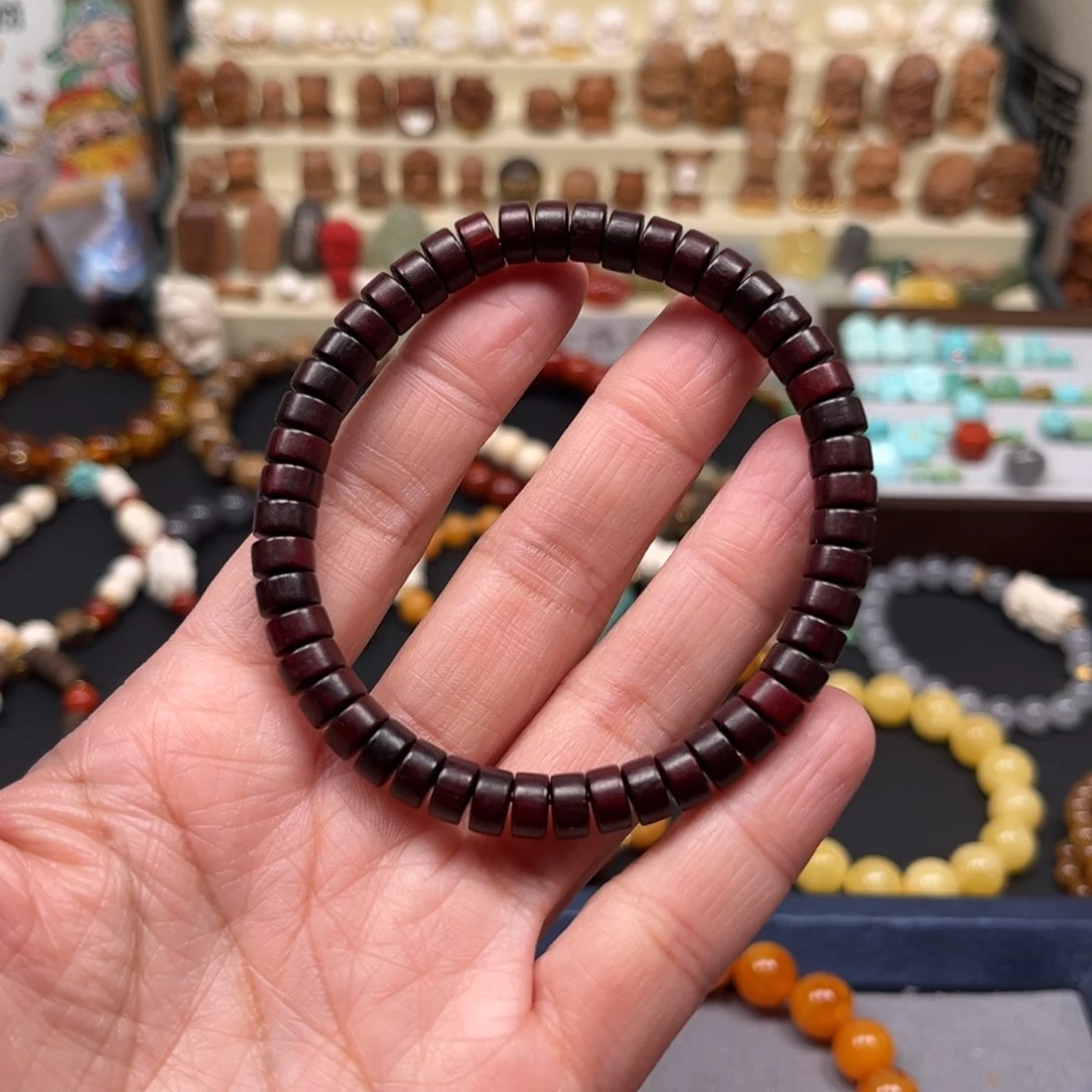 檀香紫檀（小叶紫檀）手串/手链是****吖单圈手串
