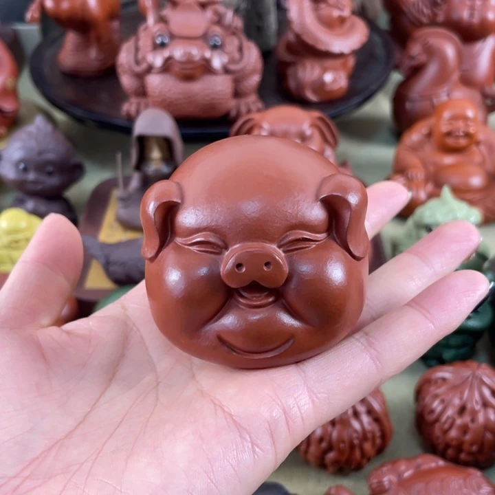 紫砂茶宠紫砂福猪
