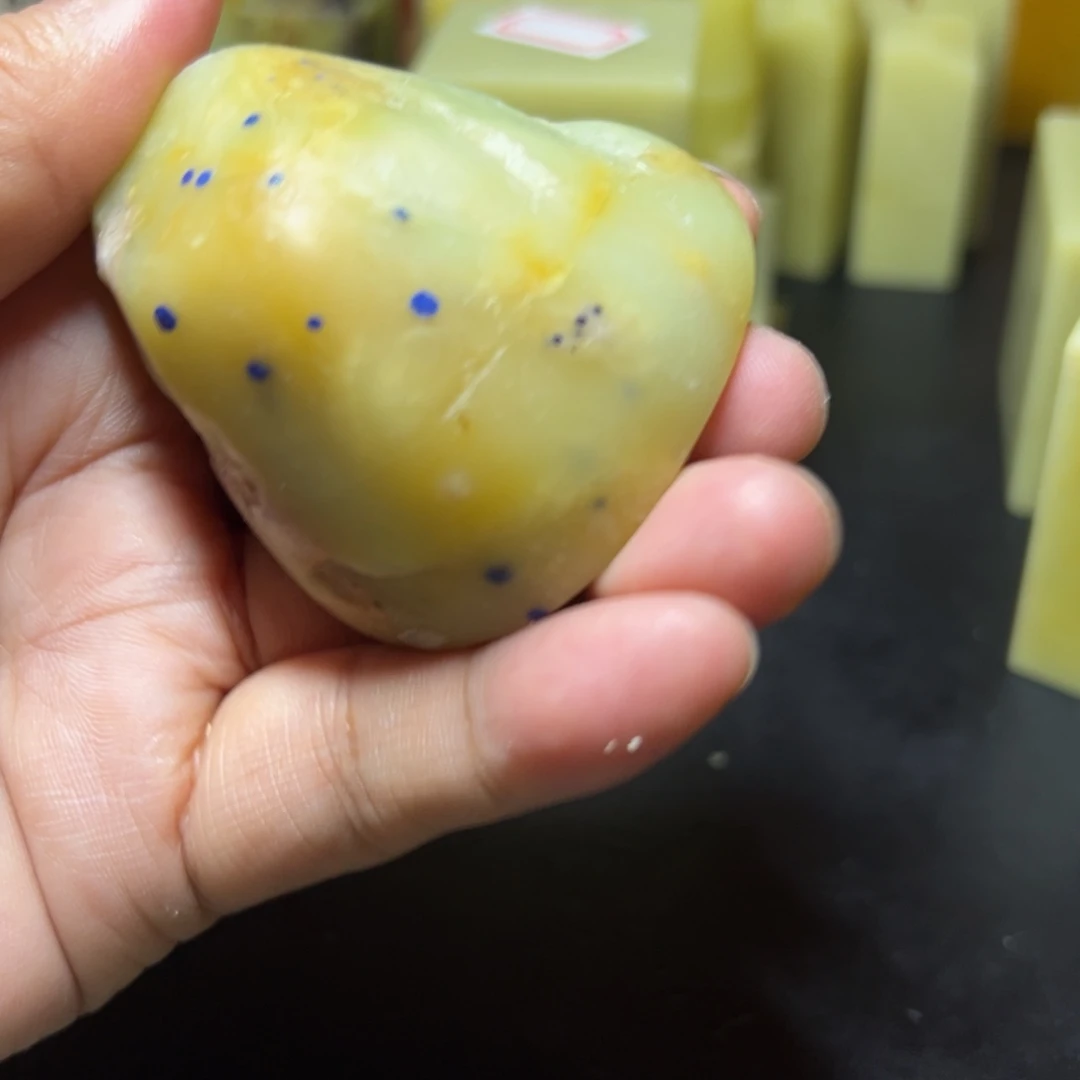 青田石青田封门蓝星