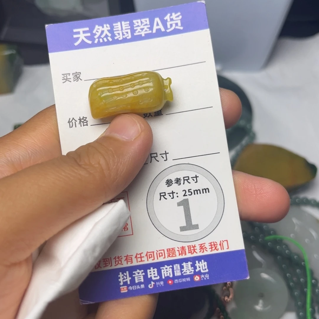 翡翠未镶嵌颈饰挂件