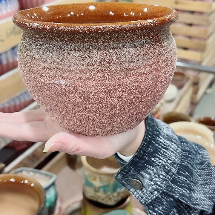有孔.凑满10元发货多肉陶瓷花盆！