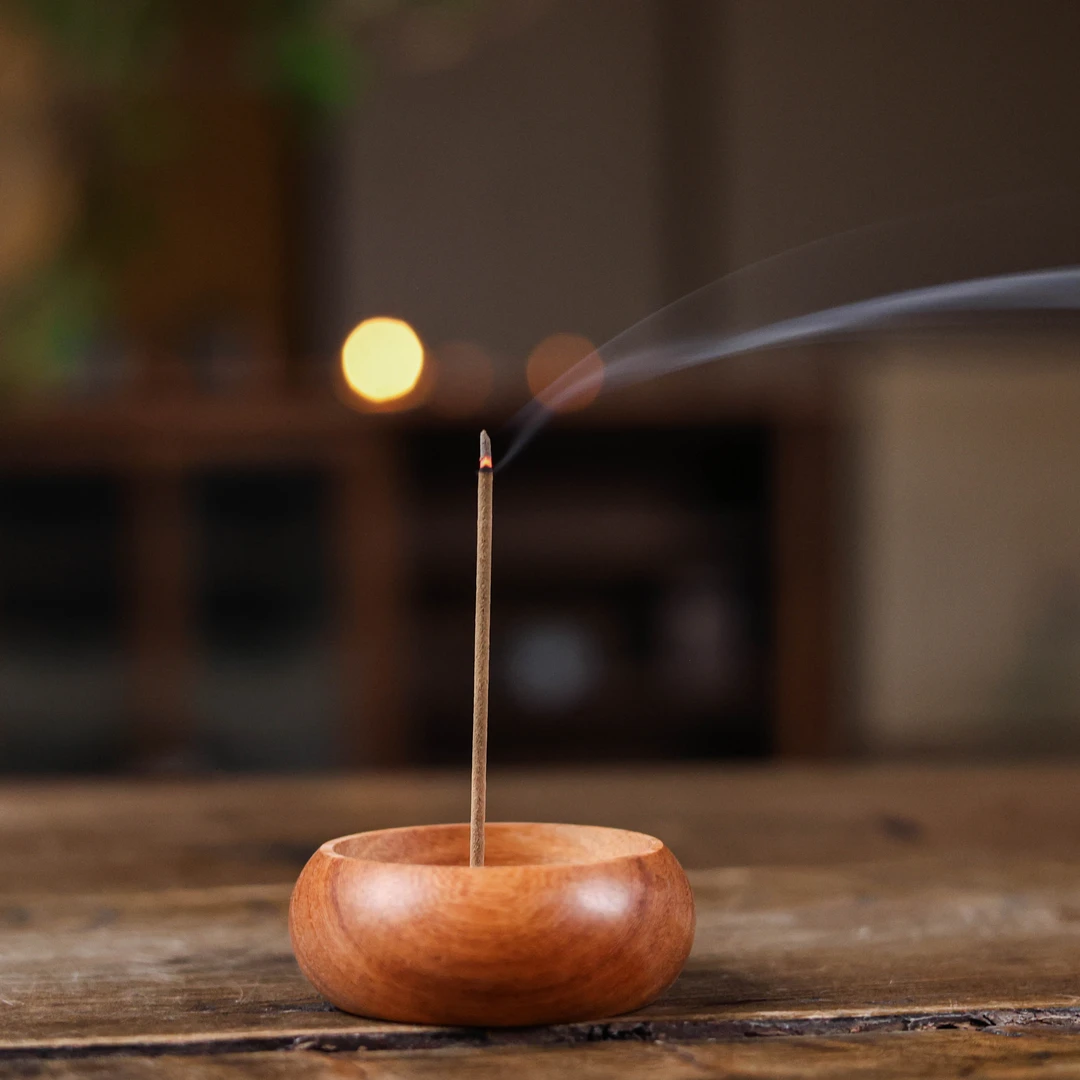 【小田甄陶】实木线香香插（Q7573）