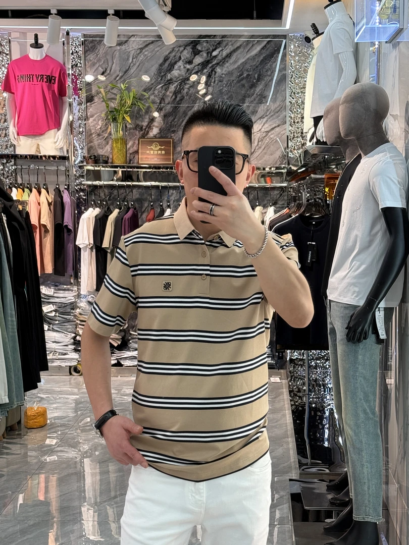 BVCIGULM-巴家男士新款短袖POLO简欧时尚87711款时尚潮流经典百搭