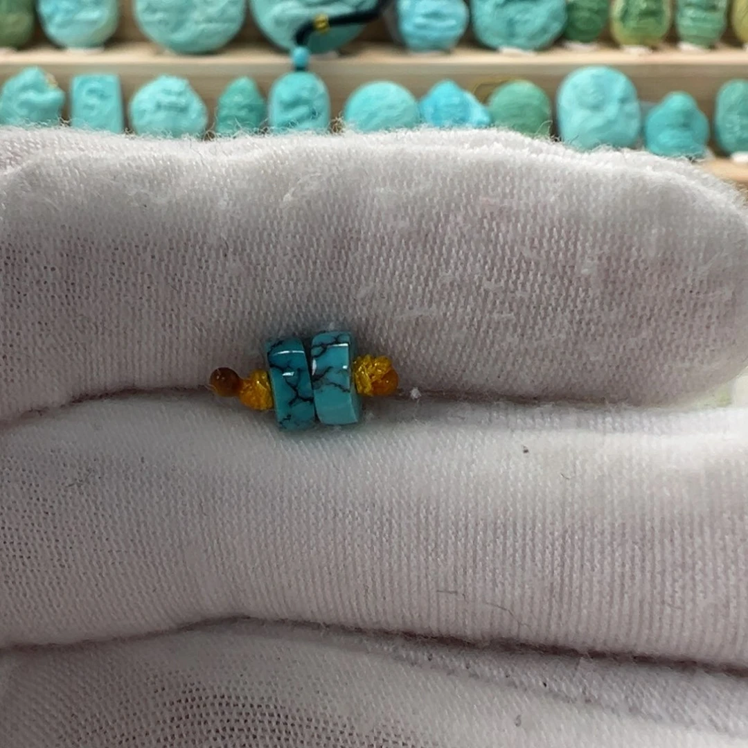 未镶嵌绿松石隔片5.6mm