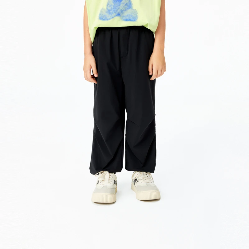 littlemoco童装25新款男童吸湿速干弹力运动伞兵长裤#KBE2PAT020