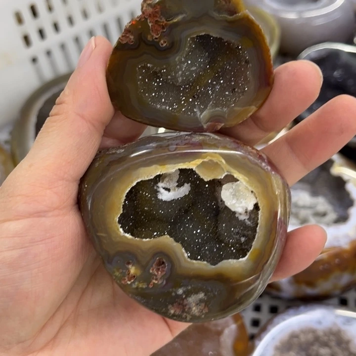 水晶发饰未镶嵌黄软奇石盆