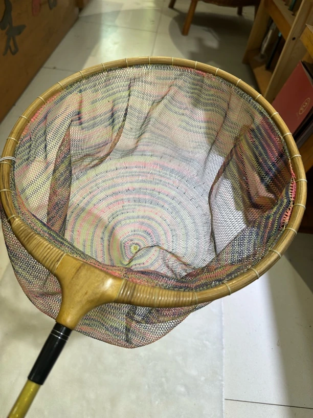 30直径纯手工编织抄网头插接竿挂