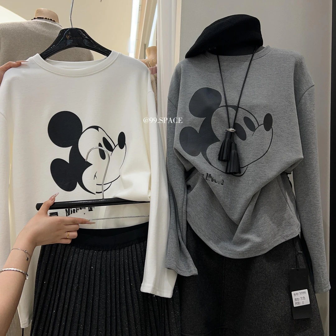 杨杨 99-3086新款—Y绒米奇卡通上衣