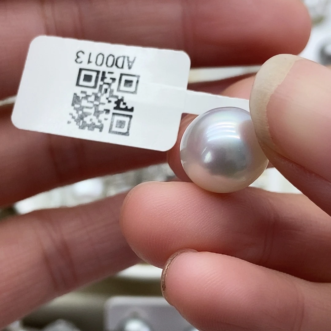 吊坠(不含链)海水珍珠18K金镶嵌@@AD0013