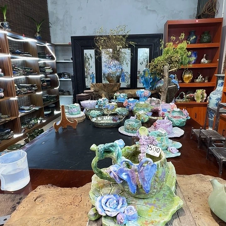 塑料纯手工咖啡杯盘碗