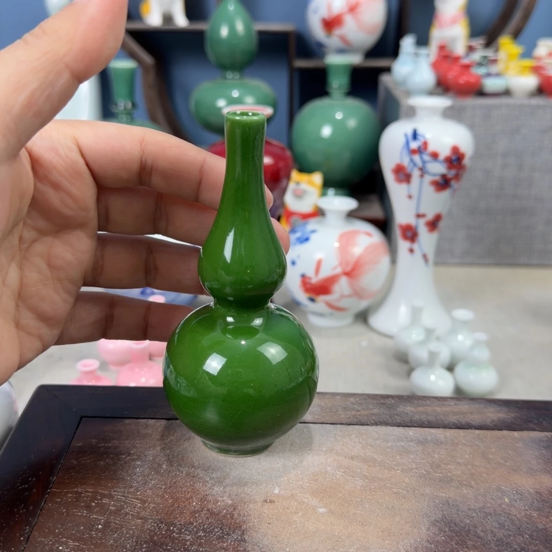 陶瓷手工小花器摆件