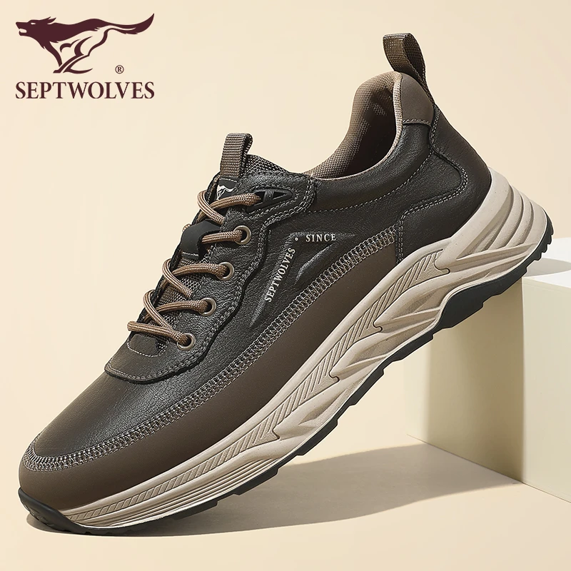 七匹狼男鞋秋季新款透气耐磨鞋子男款百搭高级感男士休闲鞋爸爸款