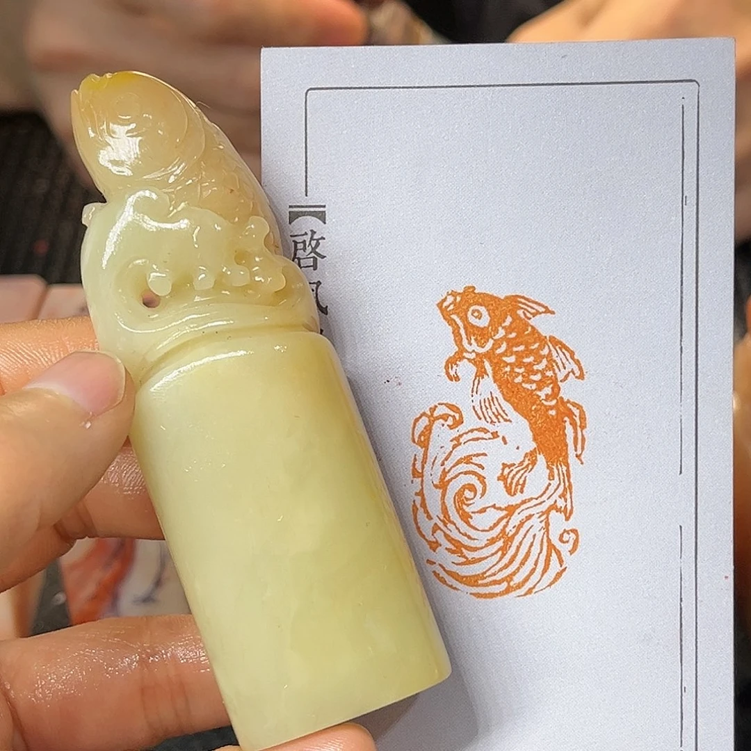 寿山石印石这么大岁数怎么会