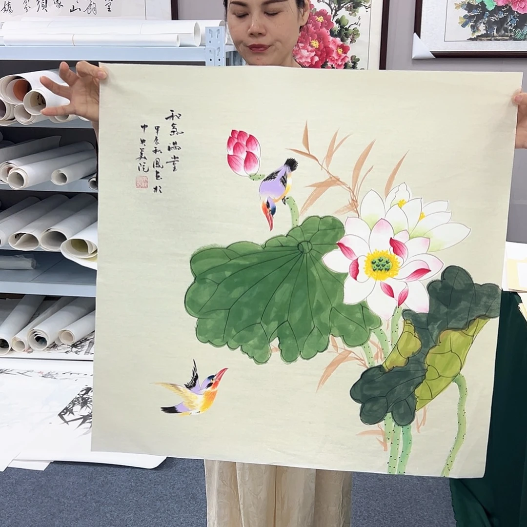 国画宣纸国画纯手绘作品
