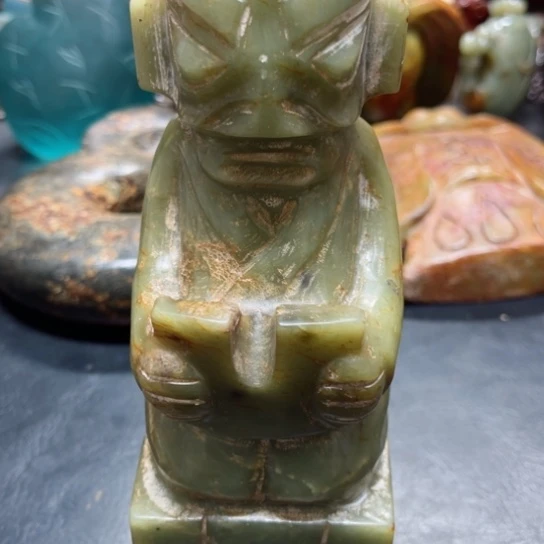 吊坠白玉菩提把件