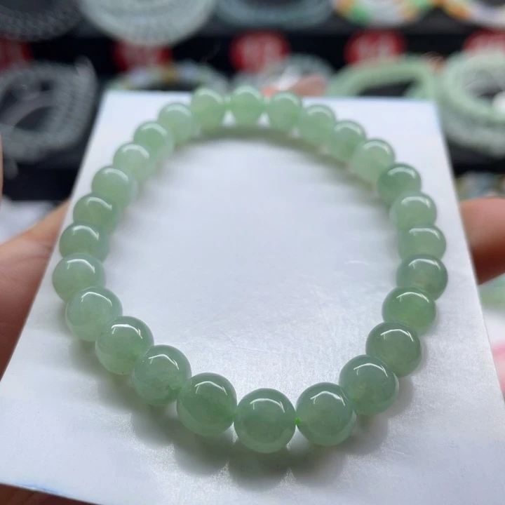 未镶嵌手链翡翠卡7.2