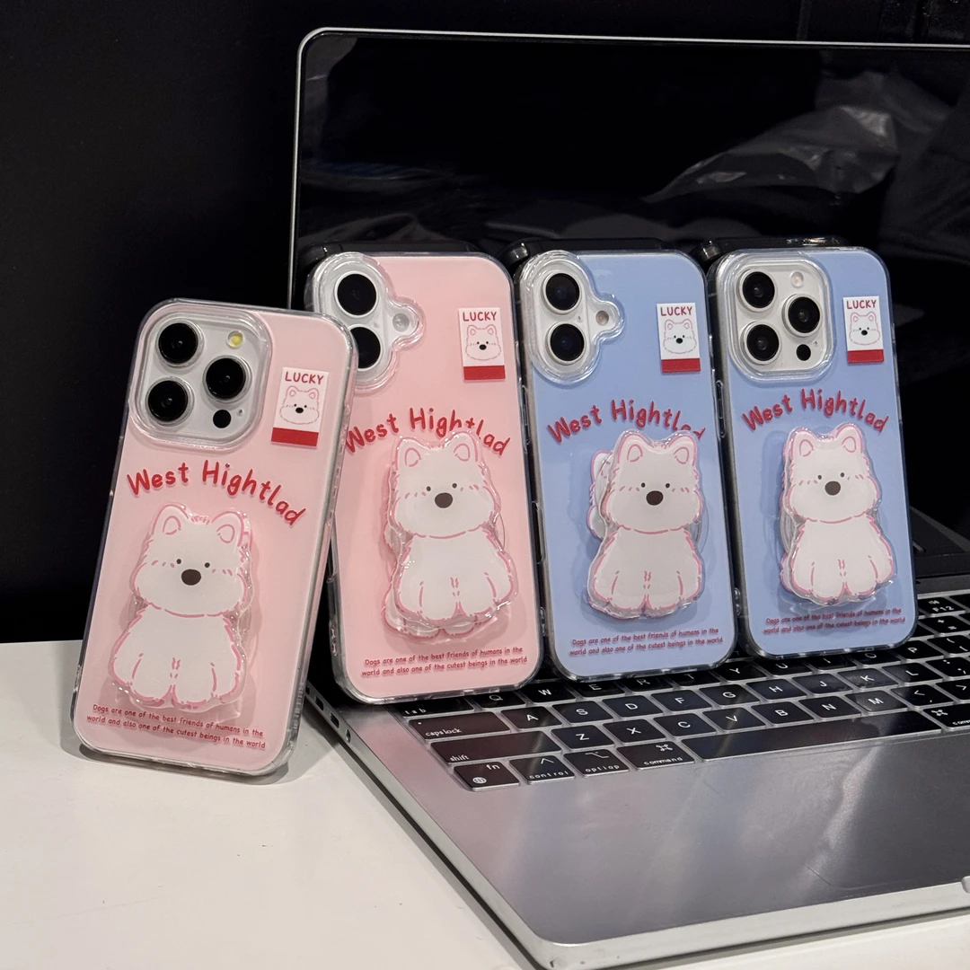 西高地适用苹果16pro手机壳iPhone15果冻IMD14plus新款13/12/11女