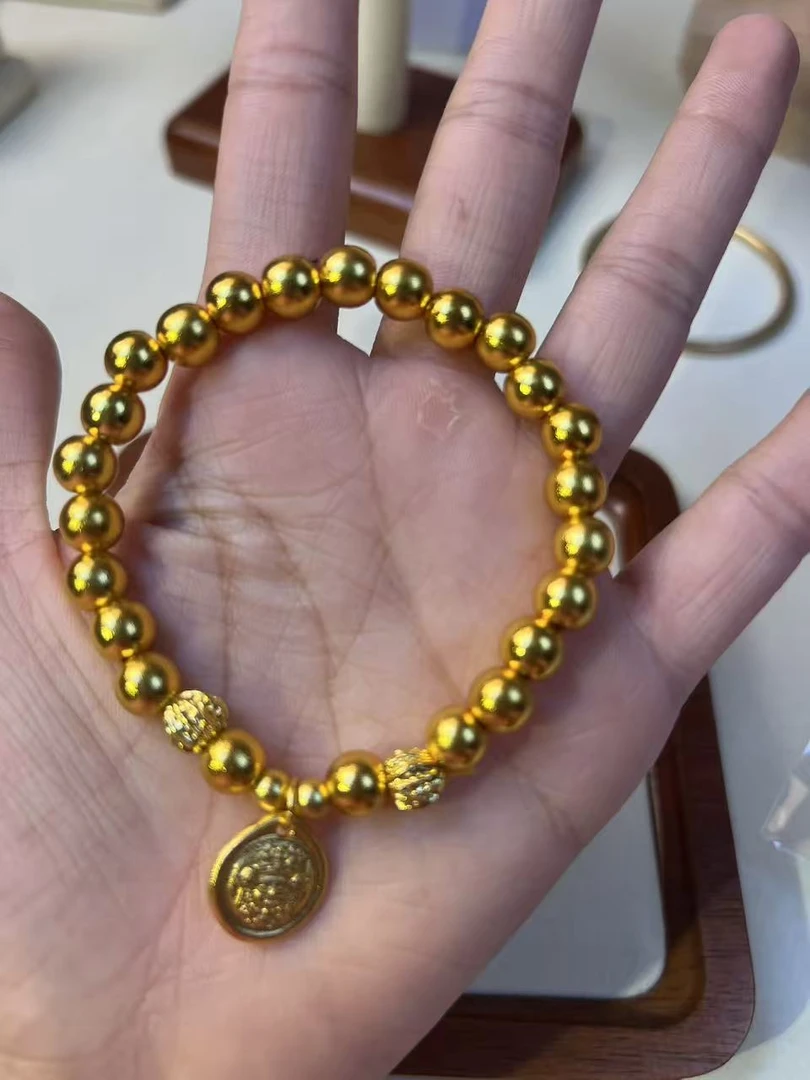 合金手链 钱多多多饰品    高端时尚百搭莲花手串QT-156