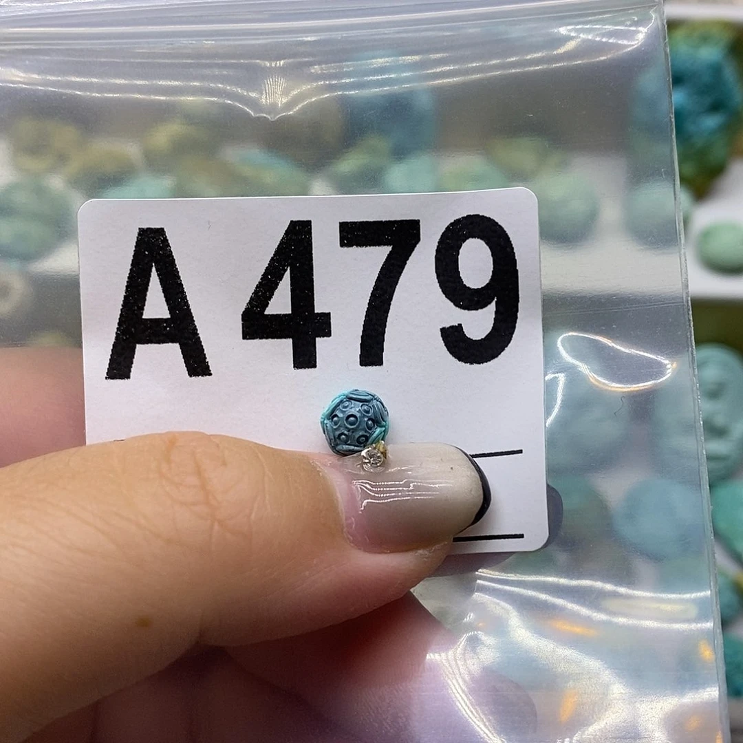 绿松石未镶嵌绿松石配饰定制