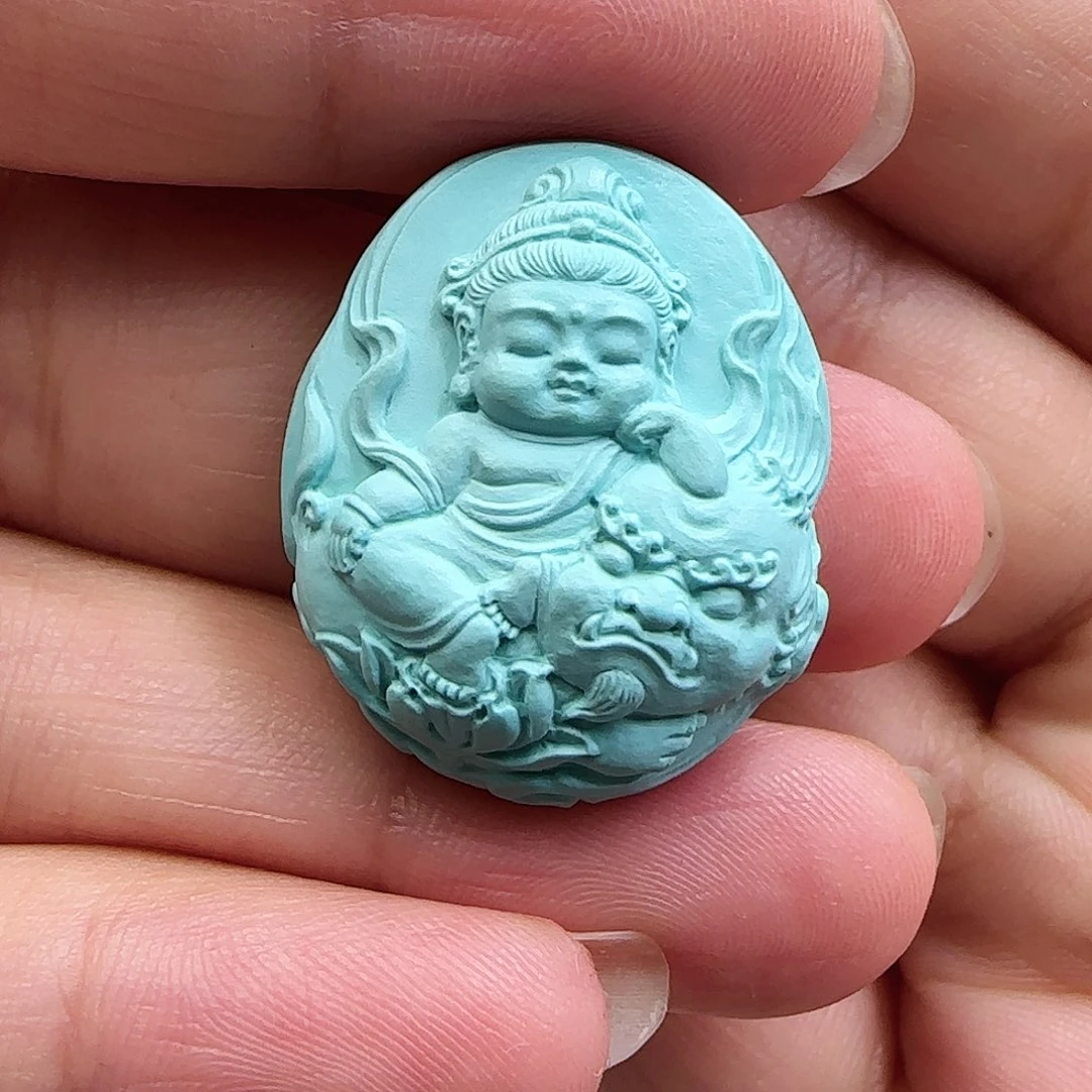 绿松石未镶嵌C天然原矿绿松石92