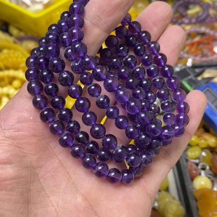 未镶嵌珠宝半成品紫晶多样性发货其一