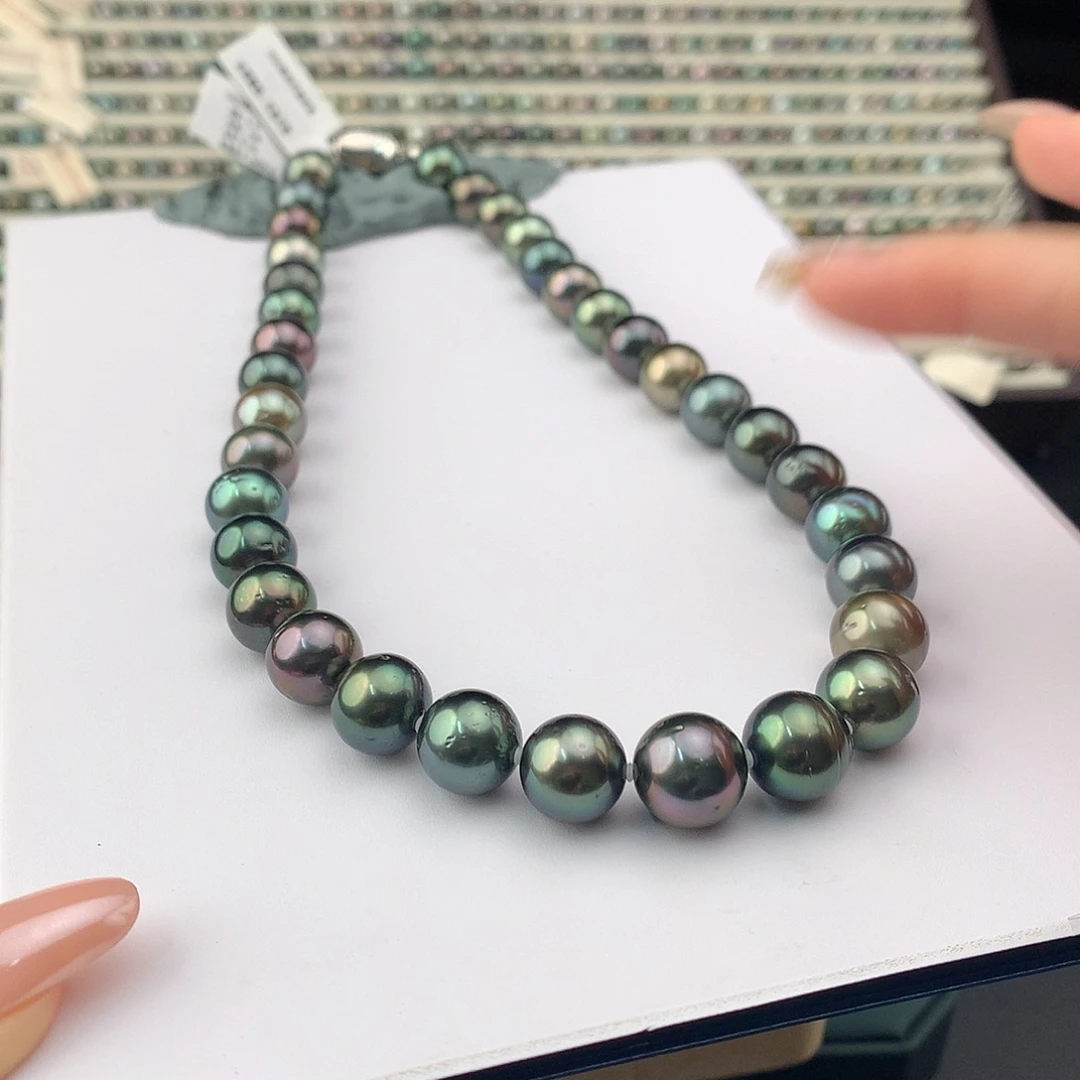 银S925镶嵌颈饰海水珍珠