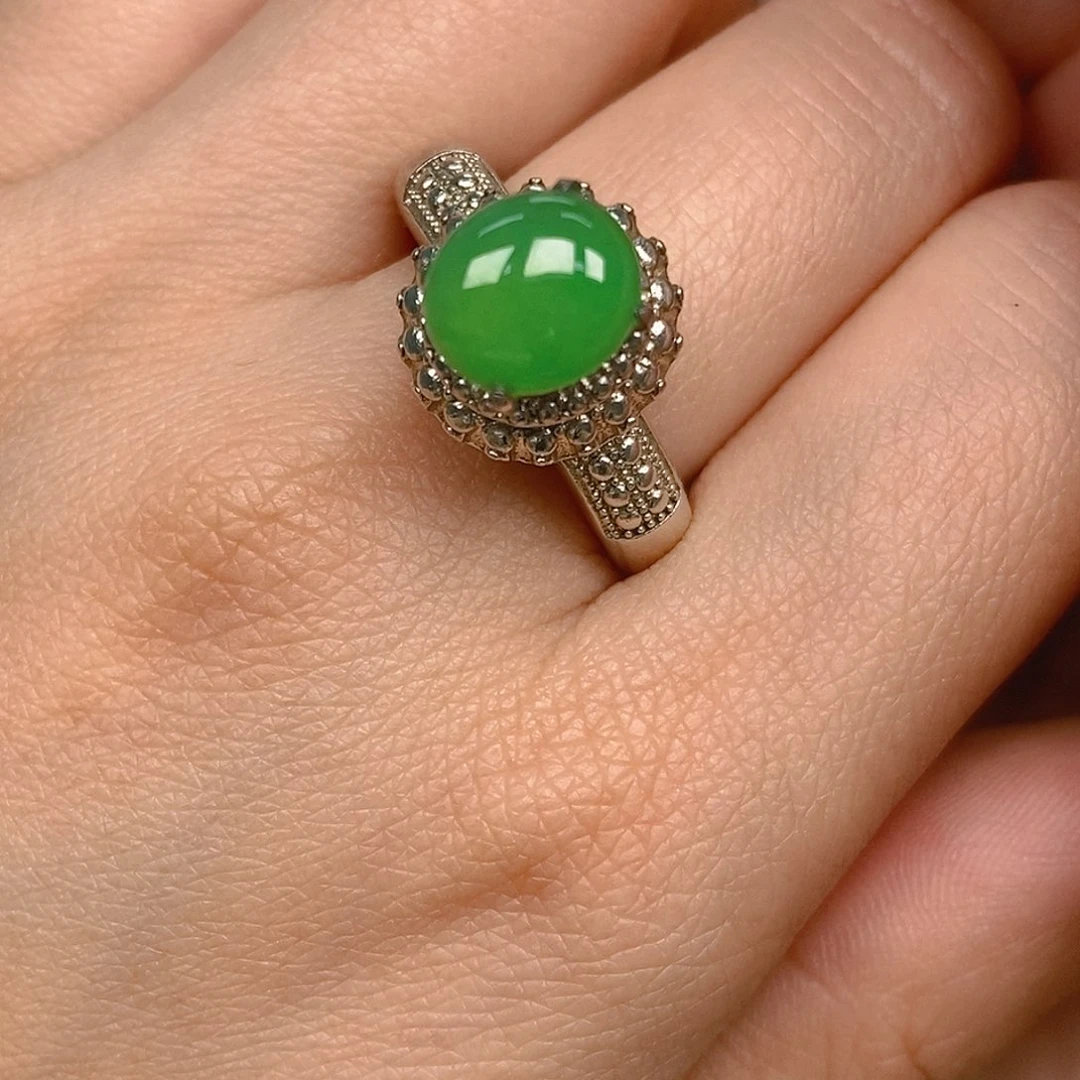翡翠戒指未镶嵌星*⭐翡翠