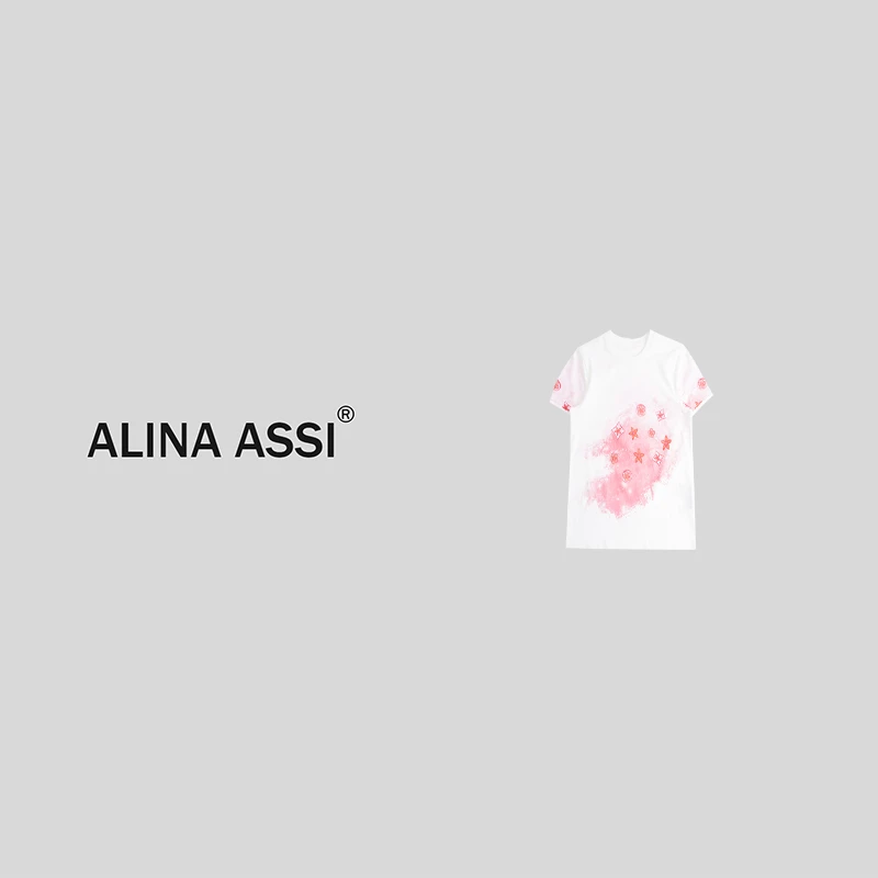 【花海】现货2025春夏新款T恤简约显瘦短袖上衣YMF745