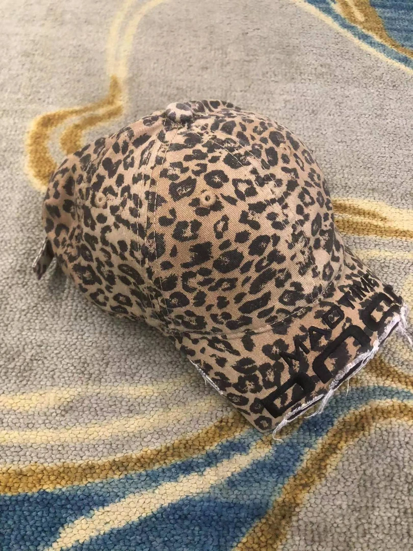 豹纹原创潮牌帽子