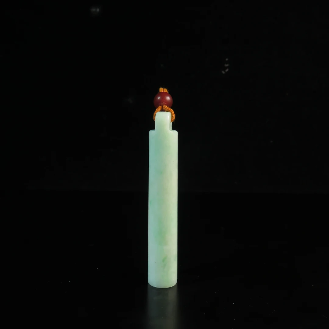 民国翡翠翎管/MZ082873/翡翠/民族文物