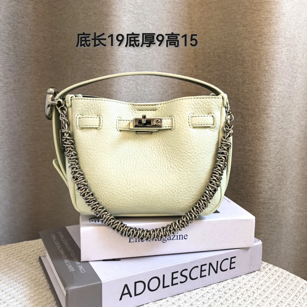 【BOBO优选】质感软皮水桶包2025包包新款韩版小众子母包斜挎包