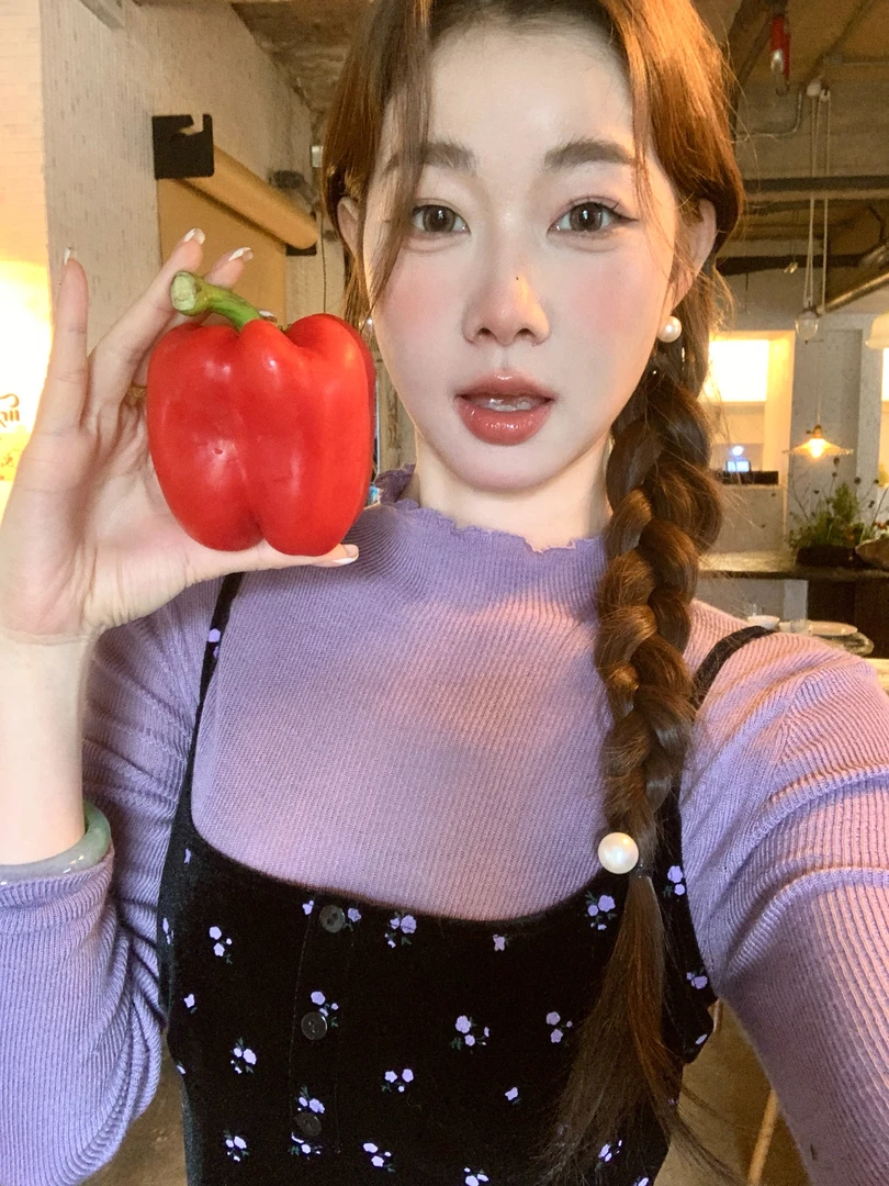 EIA一尧【云朵衫】简约纯色花边领针织衫修身显瘦套头百搭打底上衣