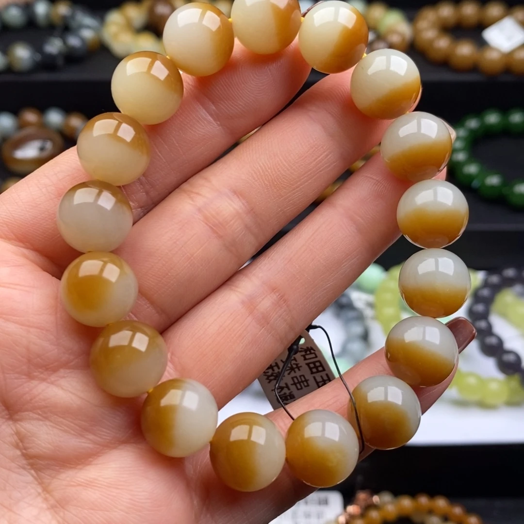 和田玉未镶嵌手串