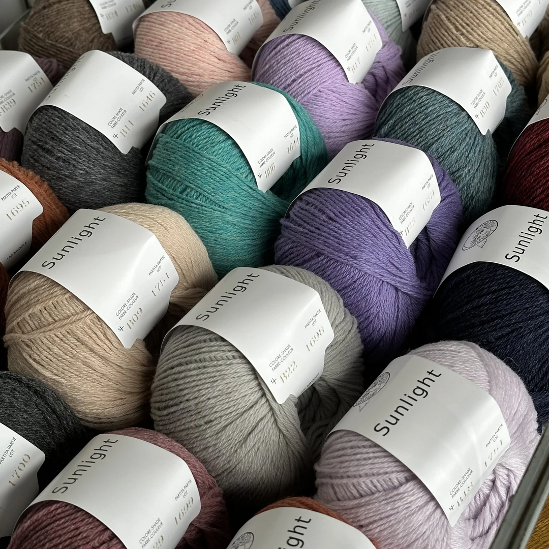 KA 【苏格兰4股羊毛 6团包】Sunlight纯羊毛线40g180m