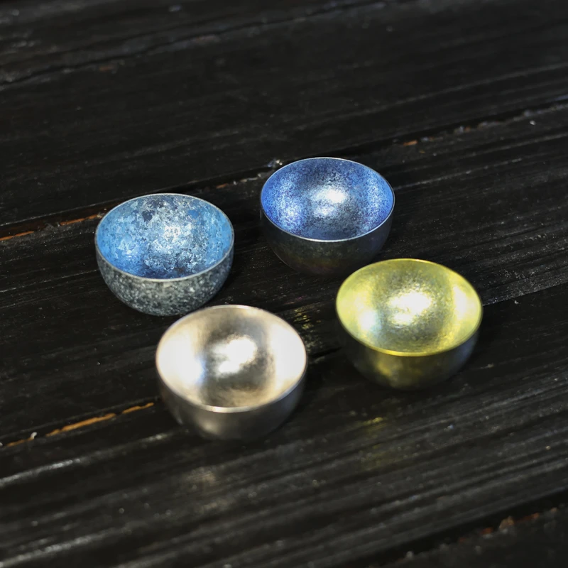 【小田甄陶】钛 圆底小茶杯-口径6CM（ZHAIJU底款）（Q5241）