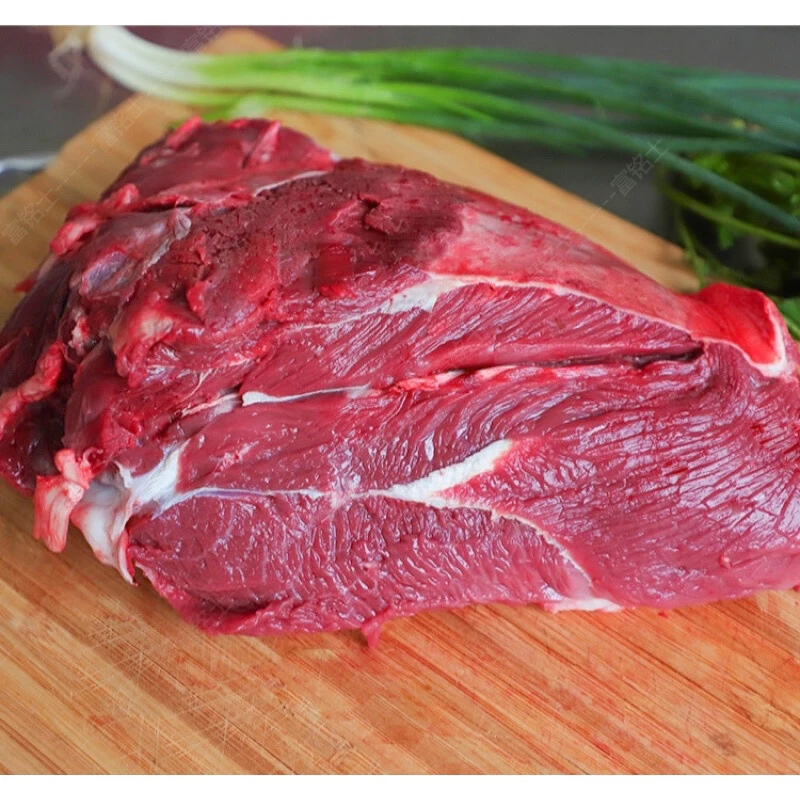 新疆散养黄牛 牛后腿肉5斤 味道鲜美可口 炒菜酱牛肉顺丰冷链真空