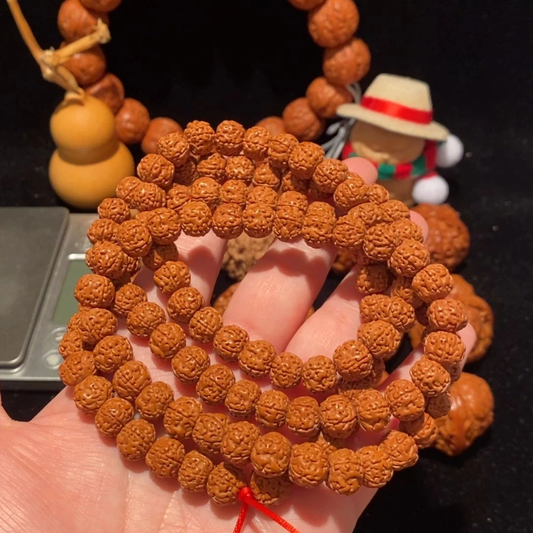 文玩核桃把件卡10金刚108长串220