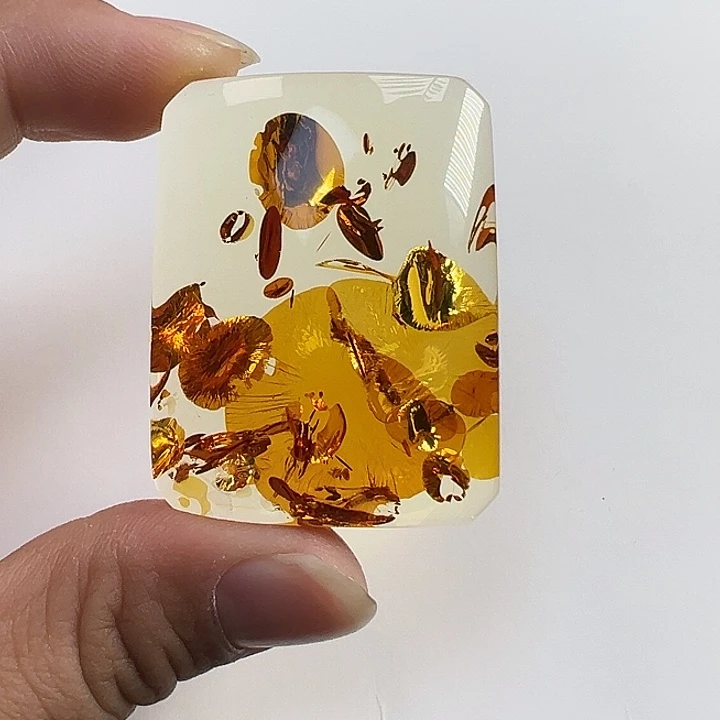 琥珀（花珀）未镶嵌颈饰