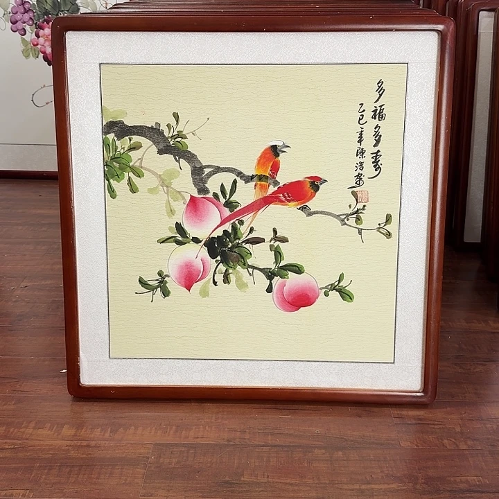 国画带框尺寸63*63厘米
