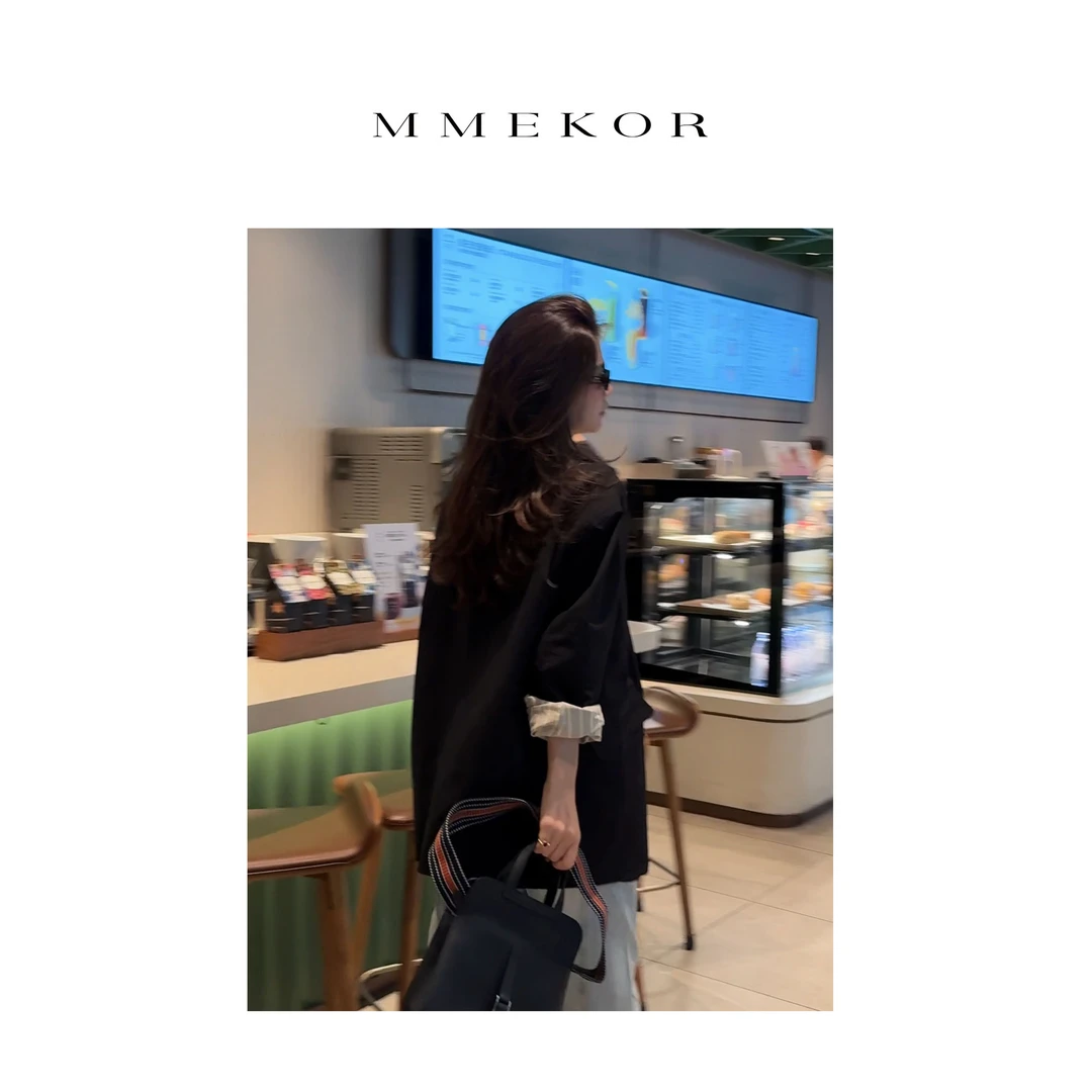 MMEKOR“波斯顿落日”外套 2025春款新款静奢老钱风时髦上衣 89102